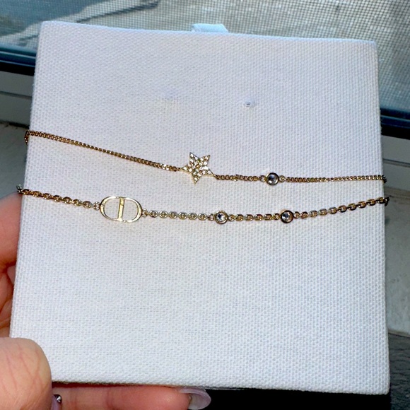 DIOR Petit CD Double Necklace - Picture 2 of 9